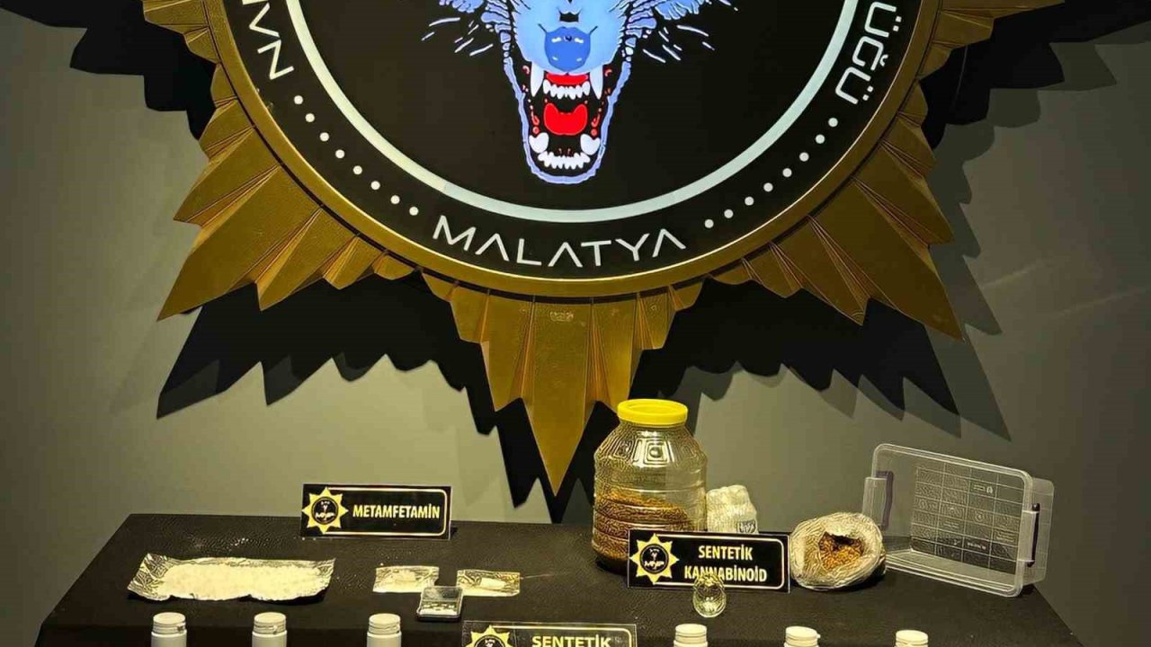Malatya’da uyuşturucu operasyonu: 13 tutuklama