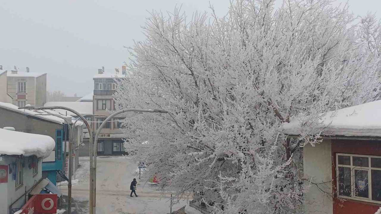 Malazgirt’te dondurucu soğuklar görsel şölene dönüştü