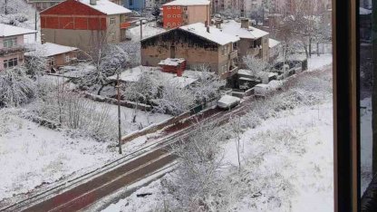 Malkara’da karda kartpostallık görüntüler oluştu