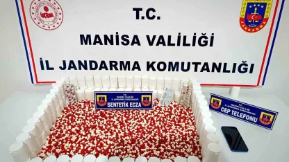 Manisa’da 6 bin 71 sentetik ecza ile yakalanan şüpheli tutuklandı