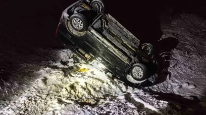 Mardin’de şarampole devrilen araçta 5 kişi yaralandı