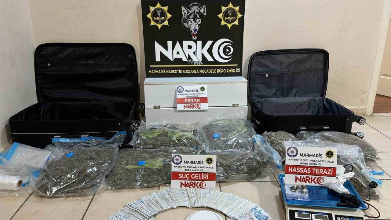 Marmaris’te uyuşturucu operasyonu: 5 tutuklama