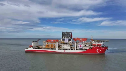 Mavi Vatan’ın yeni neferi Yıldırım havadan görüntülendi