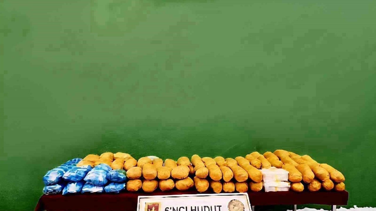 MSB, Van’da yürütülen operasyonlarda 50 kilogram 930 gram uyuşturucu madde ele geçirildiğini duyurdu