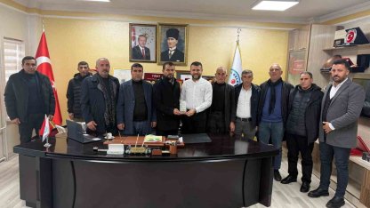 Muhtarlardan Başkan Seydaoğlu’na teşekkür plaketi