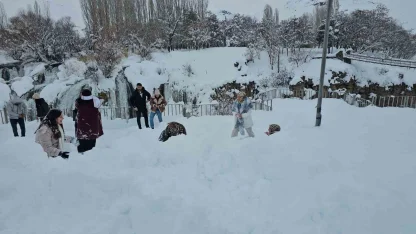 Muradiye Şelalesi’ne ziyaretçi akını
