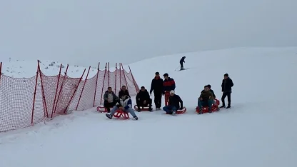 Muş Çocuk Evleri Sitesi’nden çocuklara yarıyıl tatilinde kayak keyfi