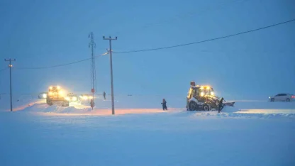 Muş’ta 121 köy yolu ulaşıma kapandı