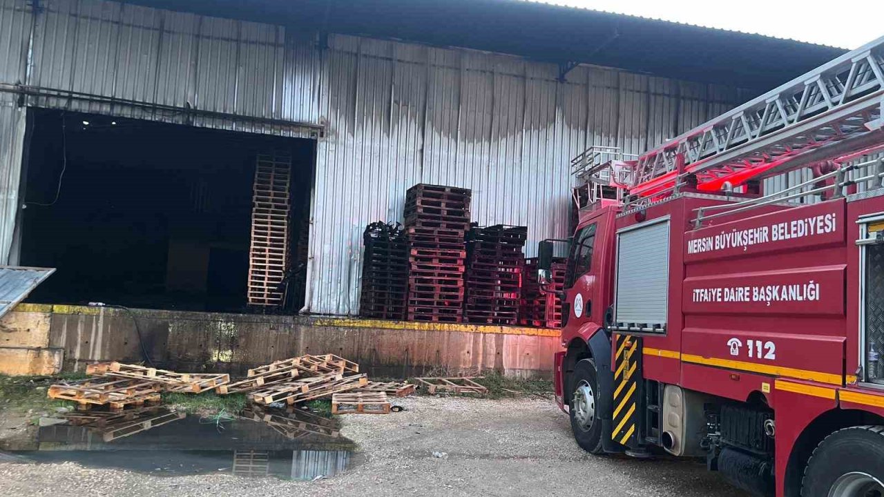 Narenciye fabrikasında yangın çıktı, çok sayıda ekip müdahale etti