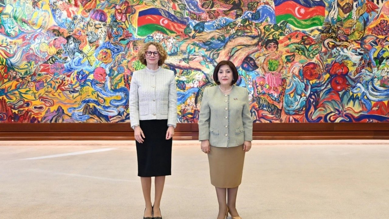 NATO Genel Sekreter Yardımcısı Shekerinska, Azerbaycan Milli Meclis Başkanı Gafarova ile bir araya geldi