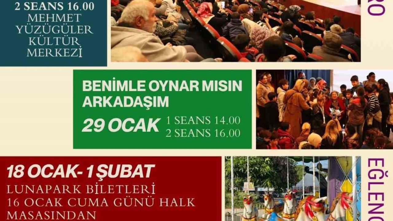 Nazilli Belediyesi’nden çocuklara yarıyıl tatili hediyesi
