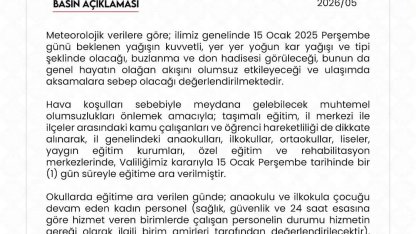 Niğde’de eğitime kar engeli