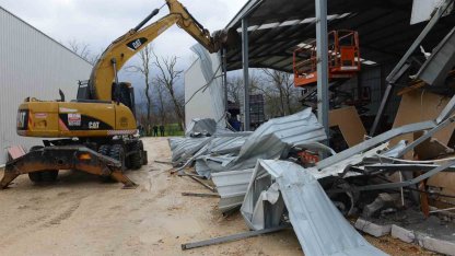 Nilüfer’de 3 yıkım birden