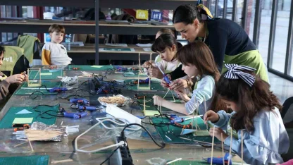 Nilüferli çocukların tatili dolu dolu geçiyor