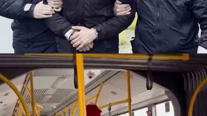 Otobüste tartıştığı genci darbeden şüpheli yakalandı