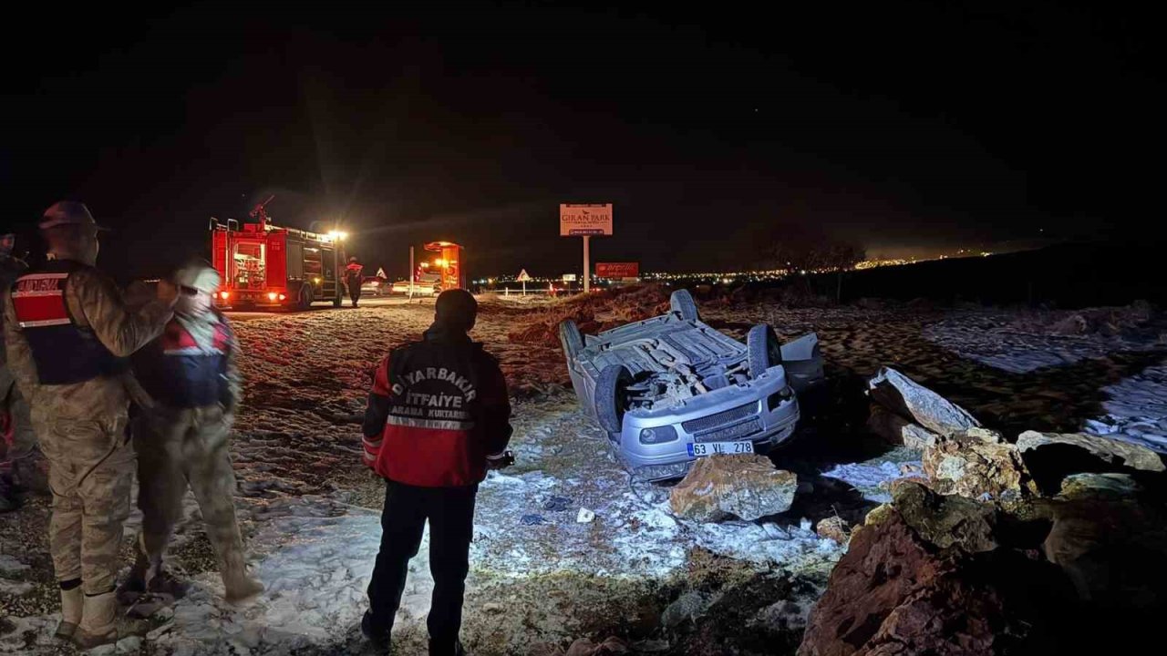 Otomobil takla attı, sürücü ağır yaralandı