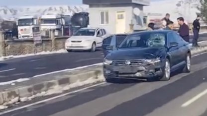 Otomobilin çarptığı yaya olay yerinde hayatını kaybetti