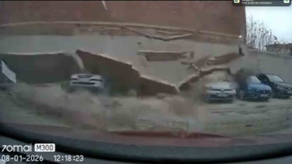 Otoparkta yaşanan facianın görüntüleri ortaya çıktı