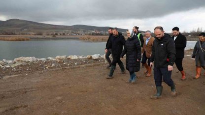 Pursaklar Belediyesi Gümüşoluk Göleti’nin çalışmalarına devam ediyor