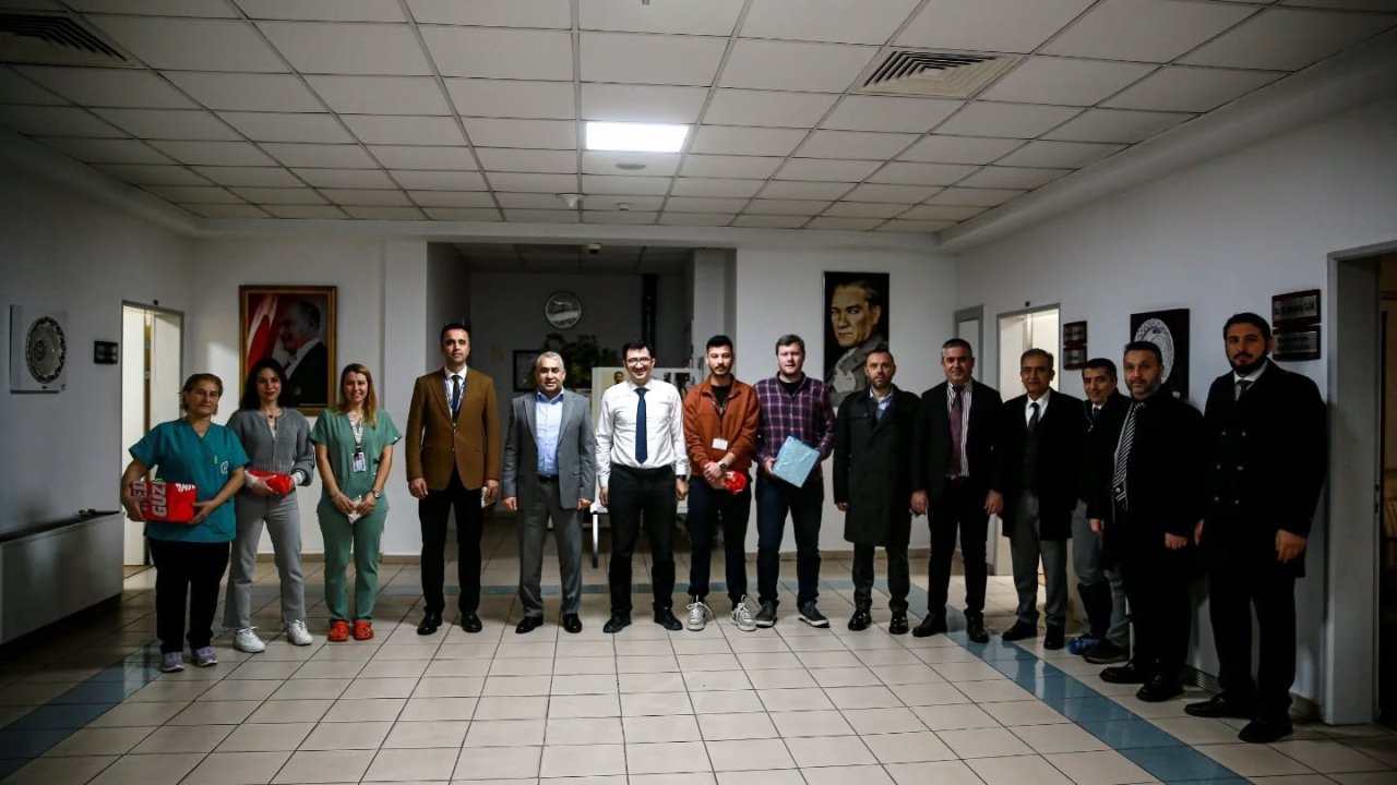 Rektör Kent, ADÜ Hastanesi’nde hizmetleri yerinde inceledi