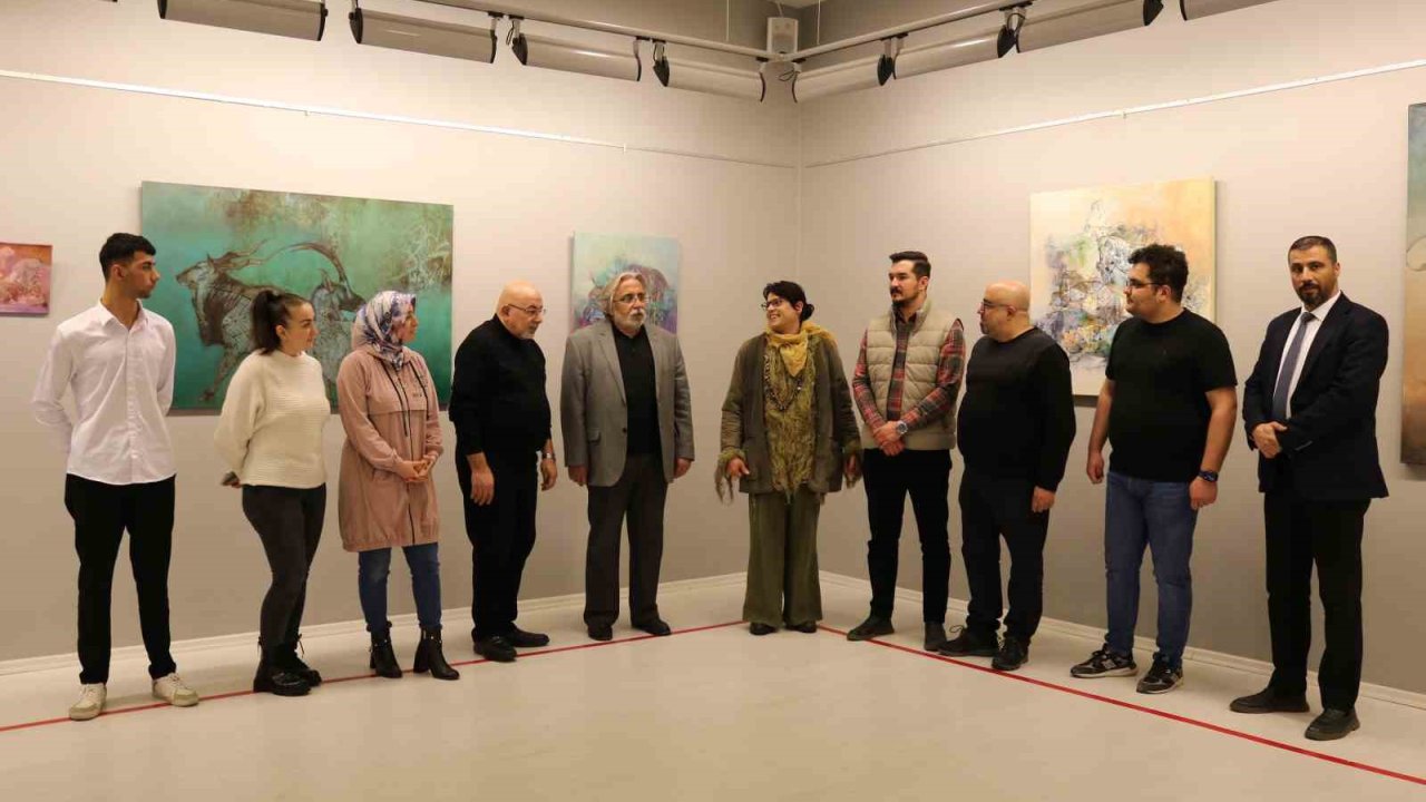 Ressam Cenk Mısırlıoğlu, SANKO Sanat Galerisi’nde sergi açtı
