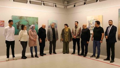 Ressam Cenk Mısırlıoğlu, SANKO Sanat Galerisi’nde sergi açtı