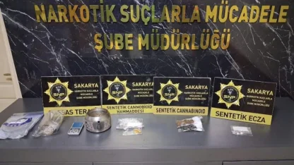 Sakarya’da 15 kilo bonzai üretilebilecek hammadde ele geçirildi