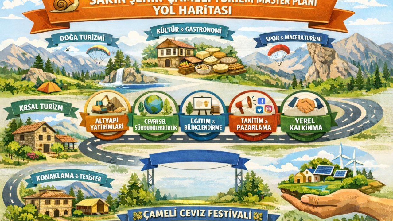 Sakin Şehir Çameli Turizm Master Planı kapsamında yol haritası yayınlandı