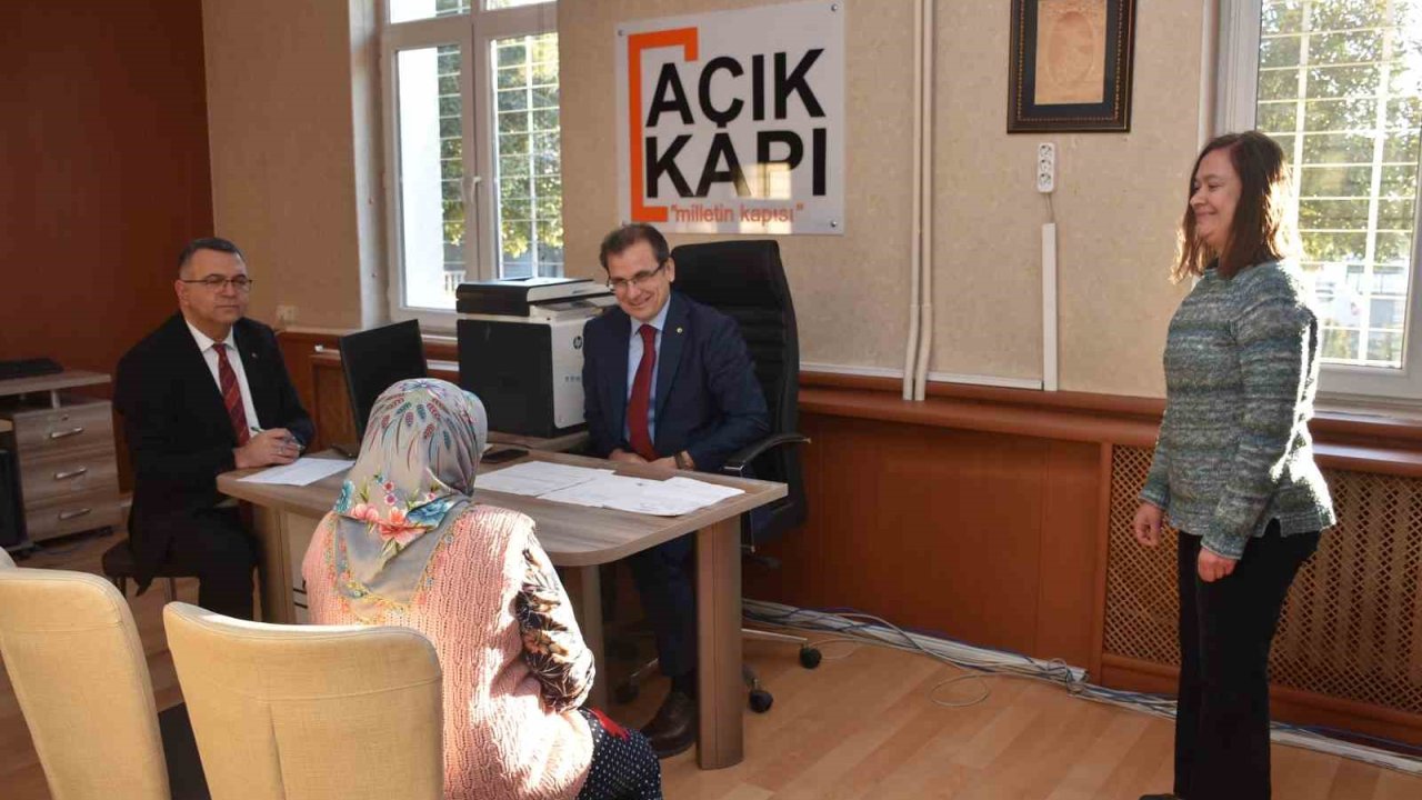 Salihli Kaymakamı Güldoğan, vatandaşın sesine kulak verdi