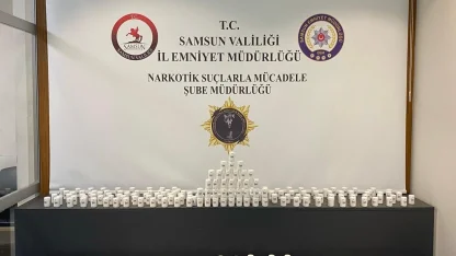 Samsun’da 21 bin 500 uyuşturucu hap ele geçirildi