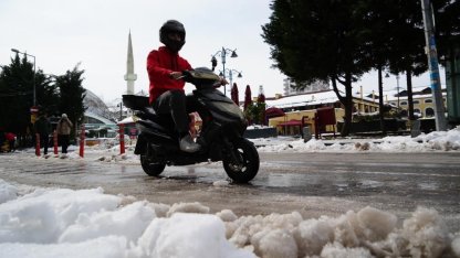 Samsun’da motosiklet ve kuryelerin trafiğe çıkışı kısıtlandı