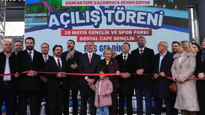 Sancaktepe’de gençliğe ve spora büyük yatırım: 19 Mayıs Gençlik ve Spor Parkı hizmete açıldı