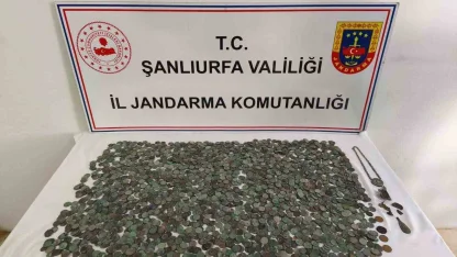 Şanlıurfa’da 2 bin 644 adet gümüş ve bronz sikke ele geçti