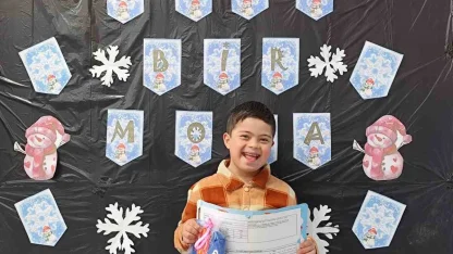 Şanlıurfa’da özel öğrenci Muhammed Said ilk karnesini aldı