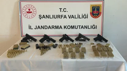Şanlıurfa’da silah kaçakçılığı operasyonu: 4 gözaltı