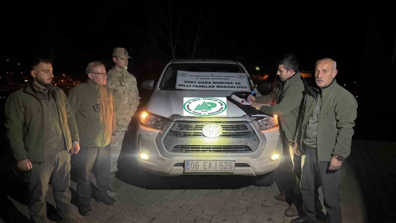 Siirt’te kaçak avcılığa 30 bin lira ceza