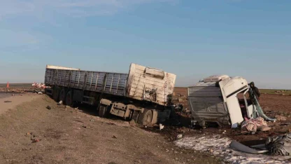 Şırnak’ta iki tır çarpıştı: 2 yaralı