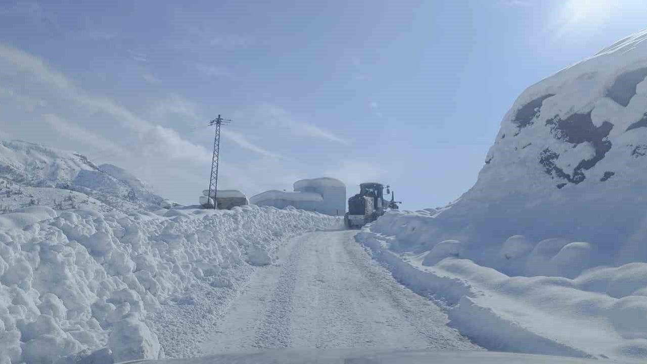 Şırnak’ta karlı yollar tek tek açılıyor