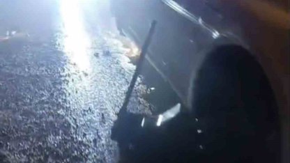 Siverek-Diyarbakır yolunda derin çukur onlarca araçta hasar oluşturdu