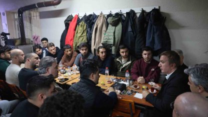 Sobada kaşarlı patates etrafında buluşma