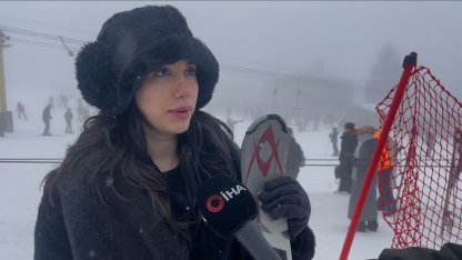 Sömestr tatilinde Uludağ’a büyük ilgi, pistler hınca hınç doldu