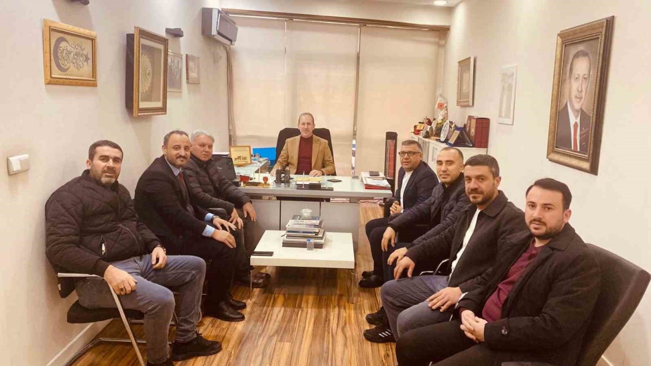 STSO Başkan Vekili Çalapkulu, TÜGVA Siirt İl Başkanı Tetik ile bir araya geldi