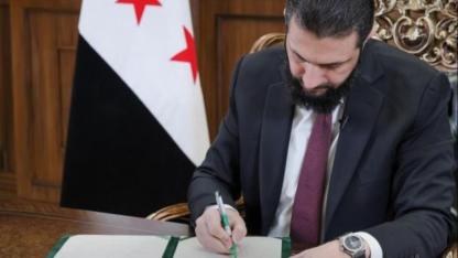 SURİYE CUMHURBAŞKANI ŞARA’NIN İMZALADIĞI KARARNAME: