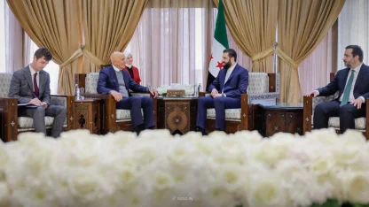 Suriye Devlet Başkanı eş-Şara, ABD’nin Suriye Özel Temsilcisi Barrack’ı kabul etti