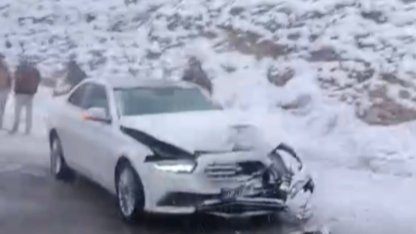 TAG Otoyolu Gaziantep kesiminde çok sayıda kaza meydana geldi