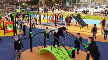 Tarsus’ta çocuklara karne hediyesi Survivor Park açıldı