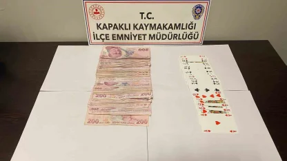 Tekirdağ’da kumar operasyonu: 81 bin lira ceza