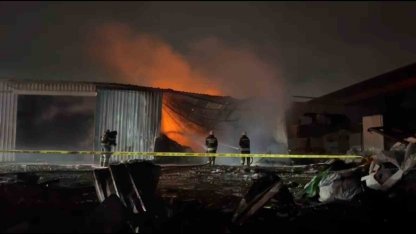 Tekirdağ’da tekstil geri dönüşüm fabrikasında yangın