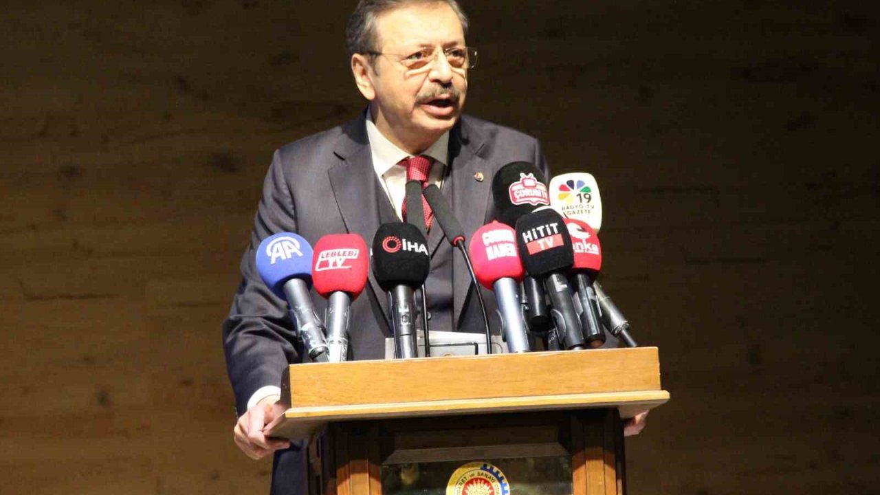 TOBB Başkanı Hisarcıklıoğlu: "Çorum’un ihracatı son 10 senede 100 milyon dolardan 5 milyar doların üzerine çıktı"