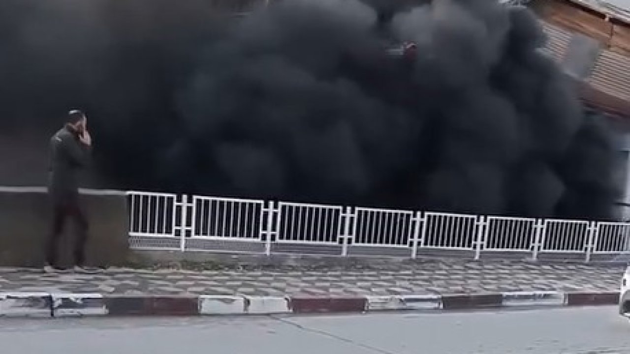 Tokat’ta evden yükselen yoğun duman mahalleliyi ayağa kaldırdı